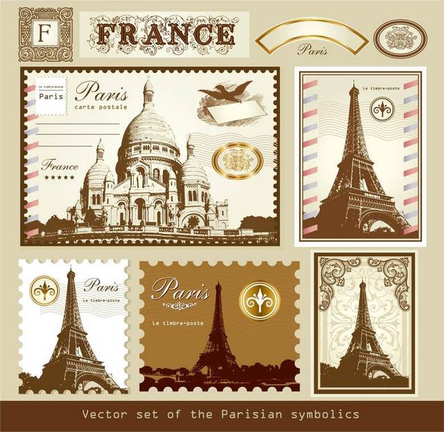 法国主题邮票