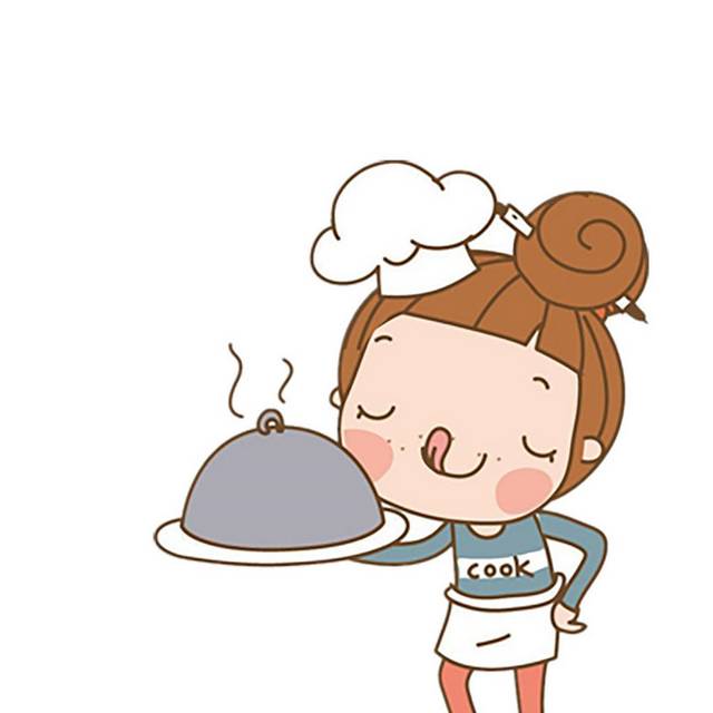 可爱的厨师卡通素材