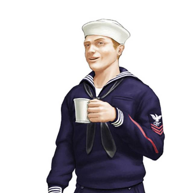海军人物插画