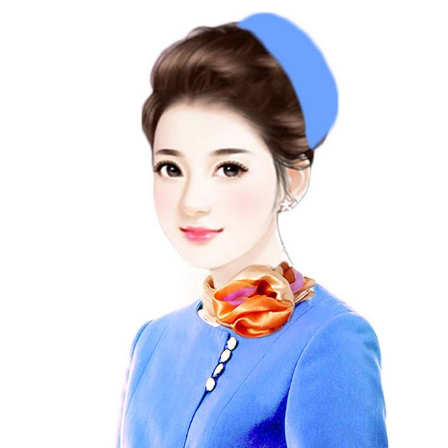 唯美空姐素材
