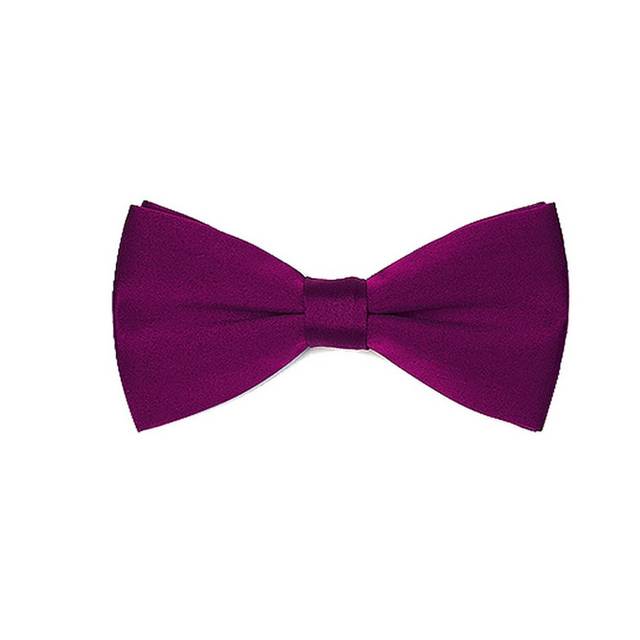 紫红色的领结