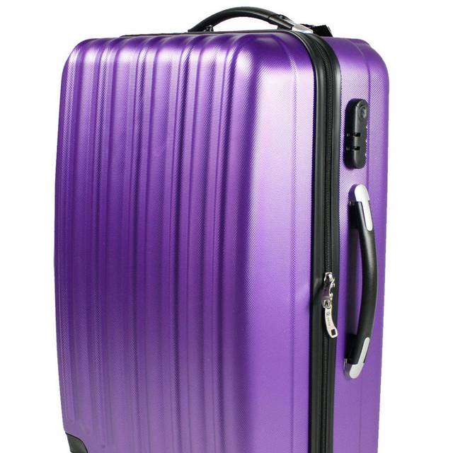紫色旅行箱素材