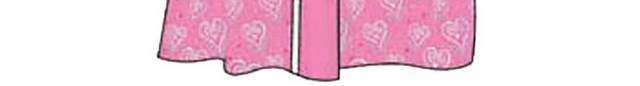 粉色睡袍手绘