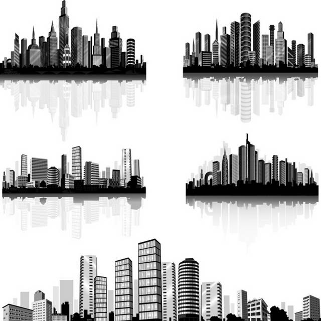 城市剪影图片设计元素