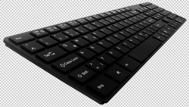 黑色电脑键盘设计素材