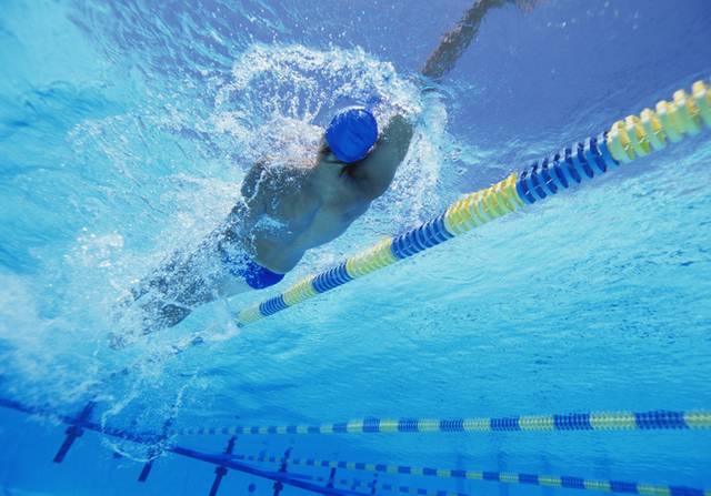游泳健身元素