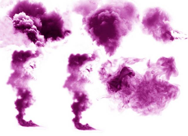 紫色烟雾元素