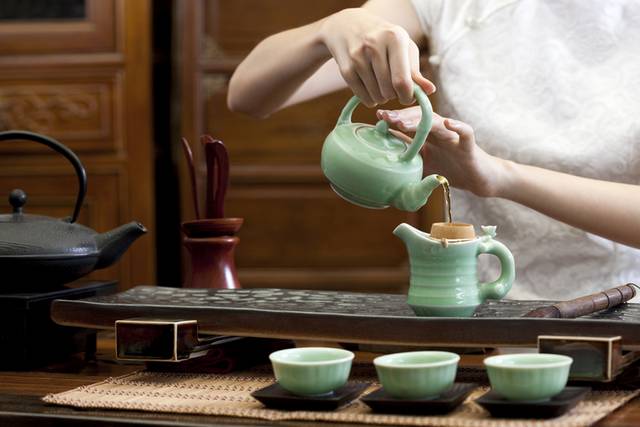 泡茶文化创意图片