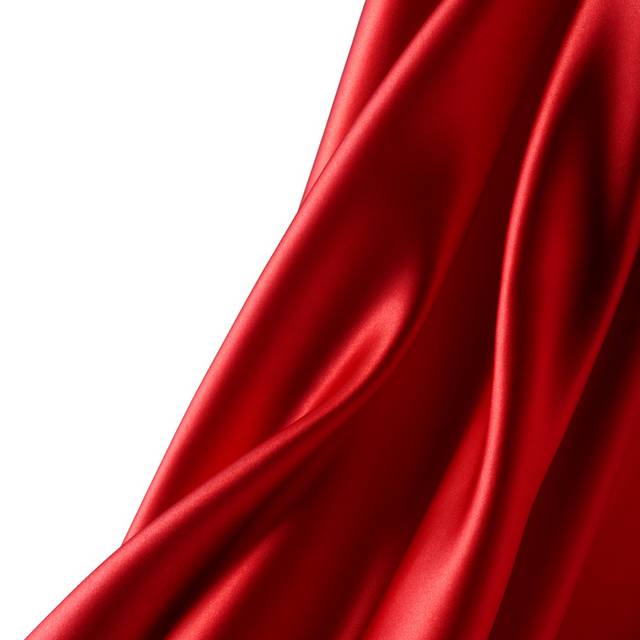 红色绸带素材