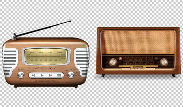 收音机图片设计元素