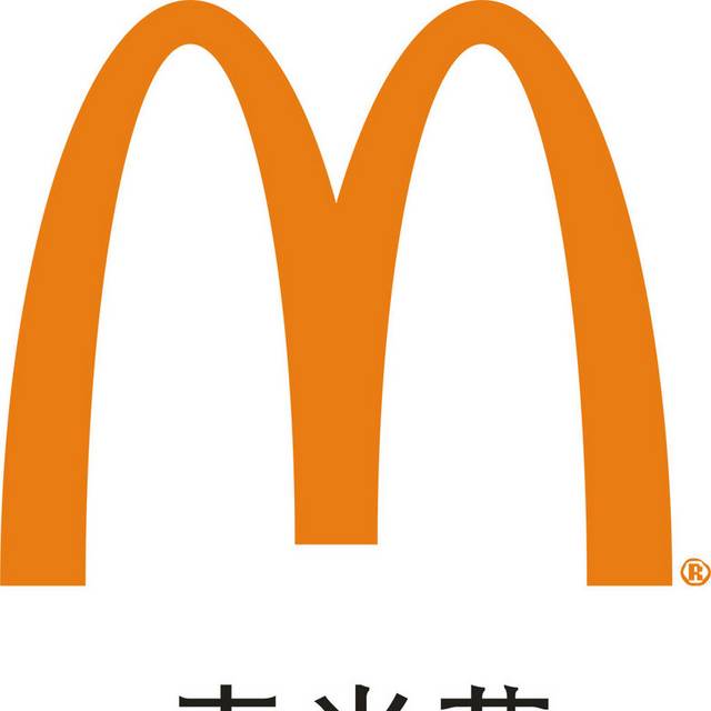 橙色麦当劳标志