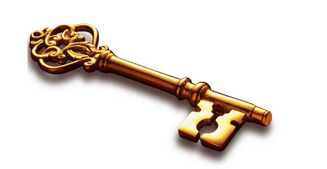 金色钥匙元素