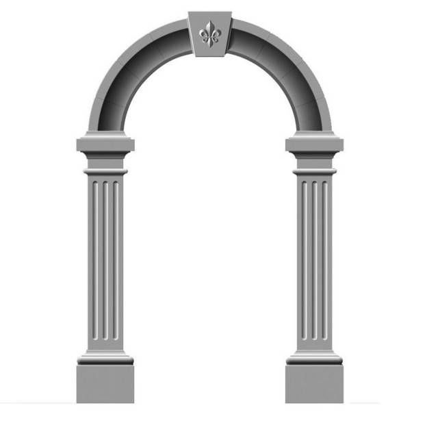 欧式拱门设计素材