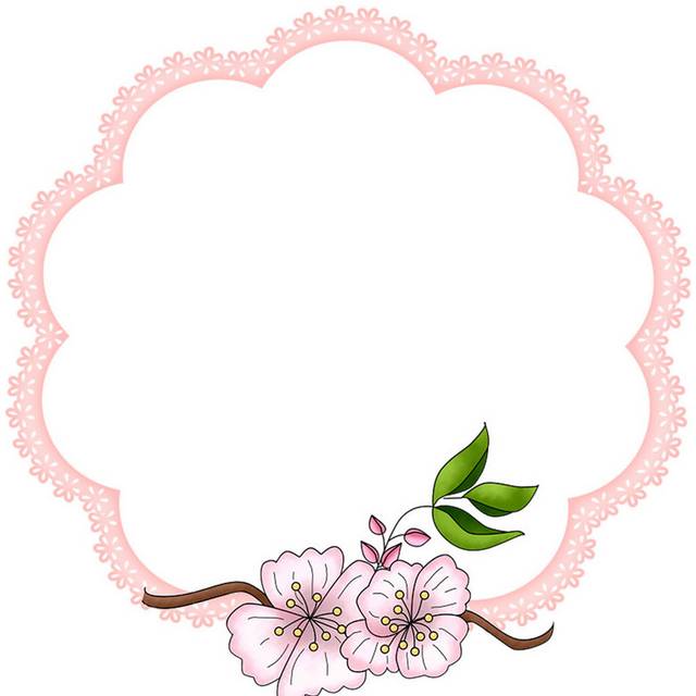 蕾丝花纹花边素材下载