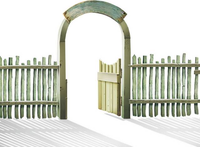 篱笆和门