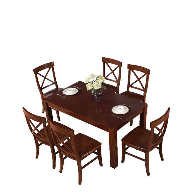 中式家具餐桌和椅子