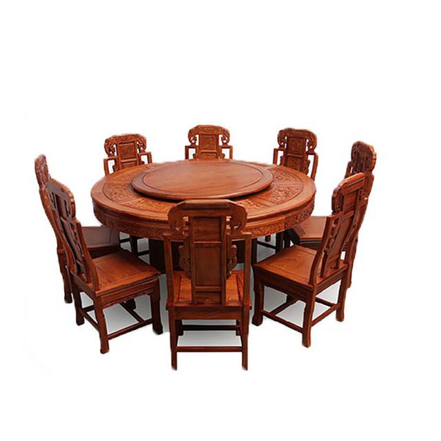 中式餐桌和椅子