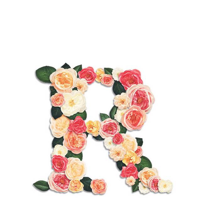鲜花字母R