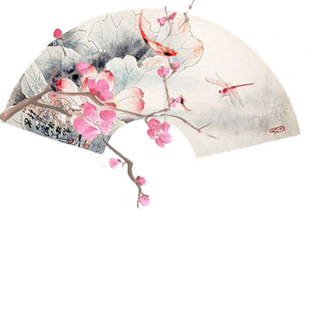 扇子和画素材