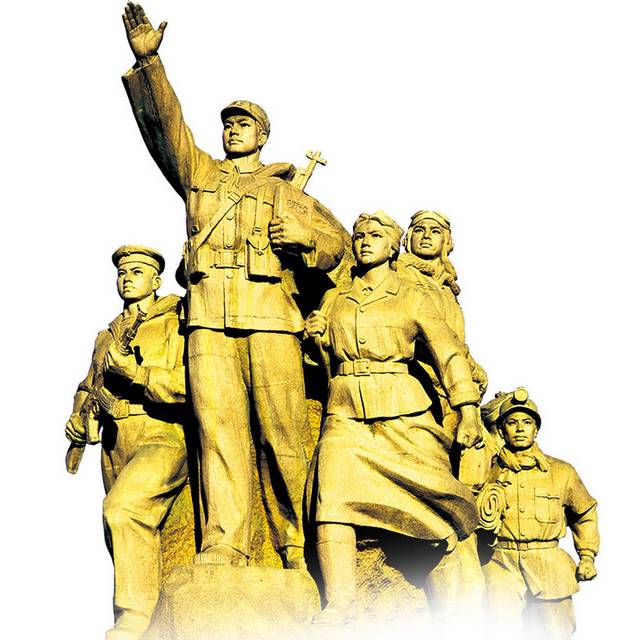 战士雕像元素