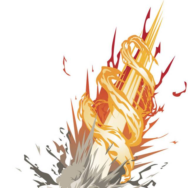 卡通爆炸素材