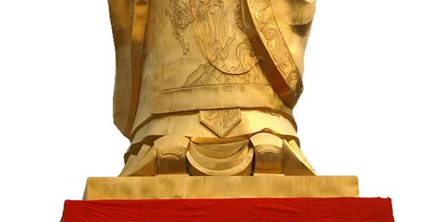 皇帝雕像素材