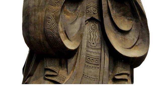 古代人物雕像设计素材