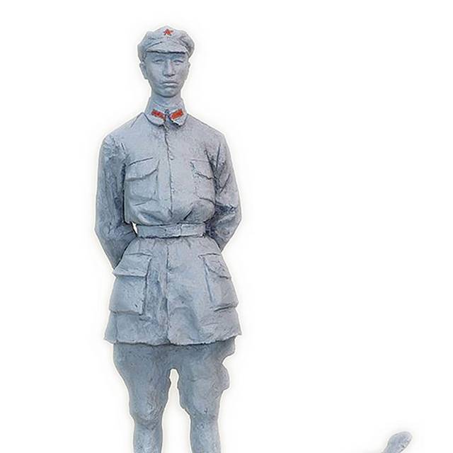 大理石红军雕像