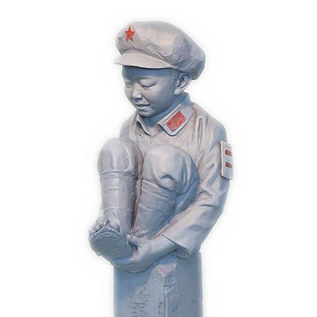 少年红军战士雕塑