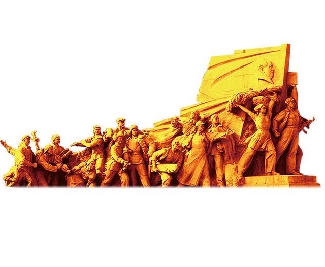 烈士雕塑PNG图片