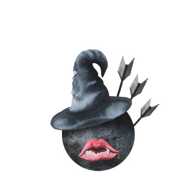 创意巫师帽素材