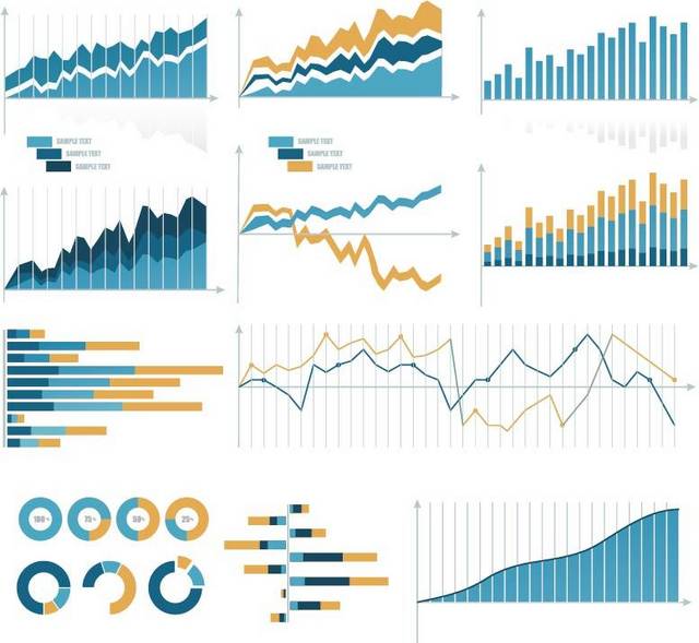 创意图表矢量设计元素