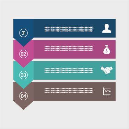 商务图表矢量设计元素
