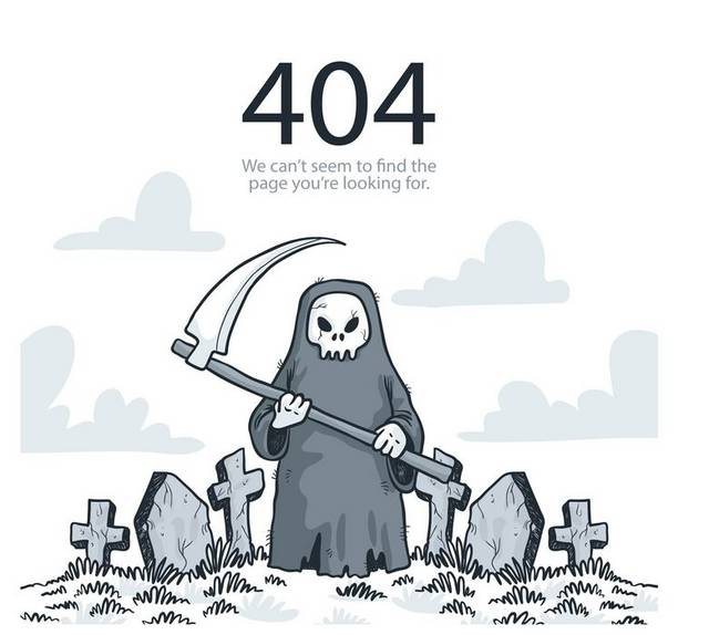 死神404素材
