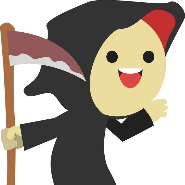 卡通死神元素