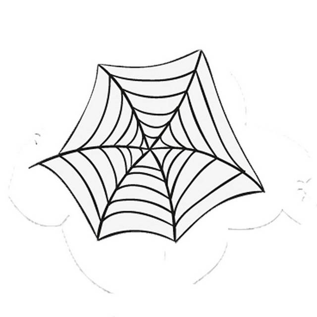 蜘蛛网创意插画