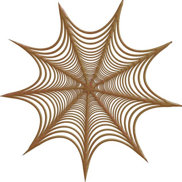 棕色蜘蛛网素材
