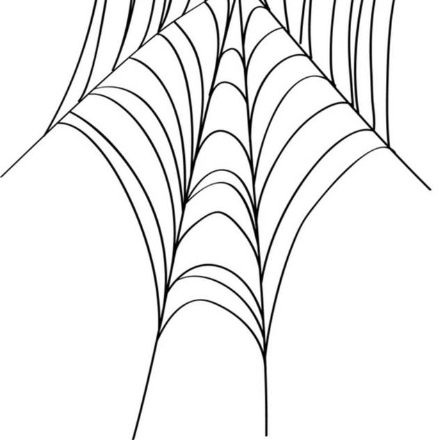 手绘蜘蛛网
