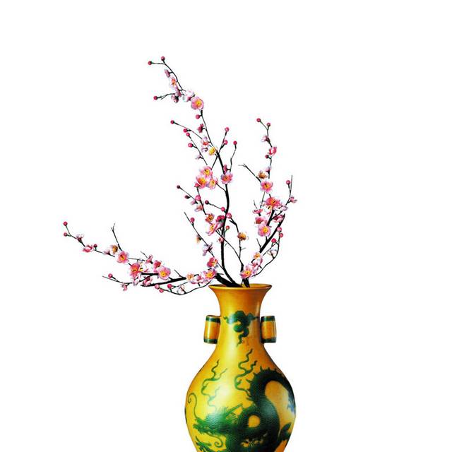 古董花瓶设计元素