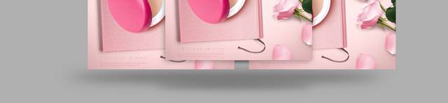 粉色美妆宣传海报