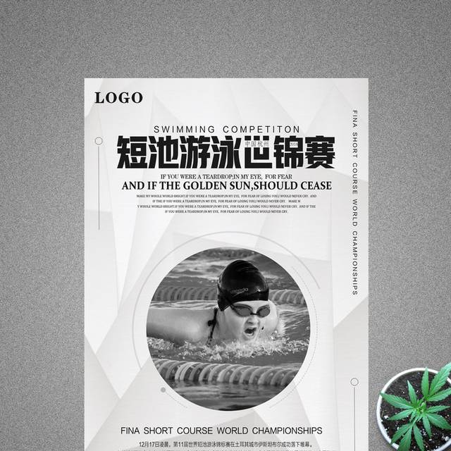 短池游泳世锦赛海报