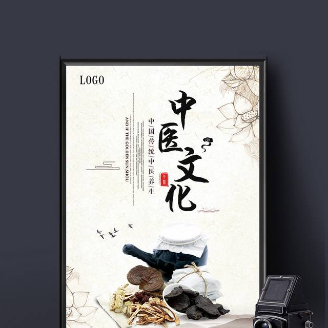 中医文化宣传海报模板