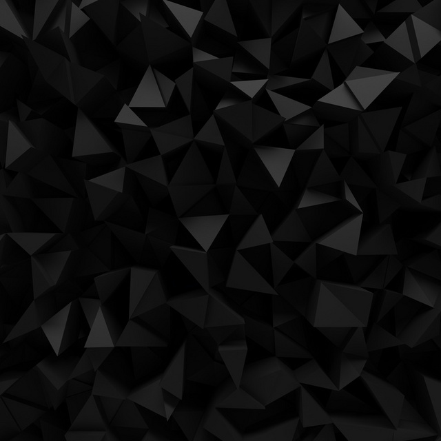 黑色几何立体质感背景