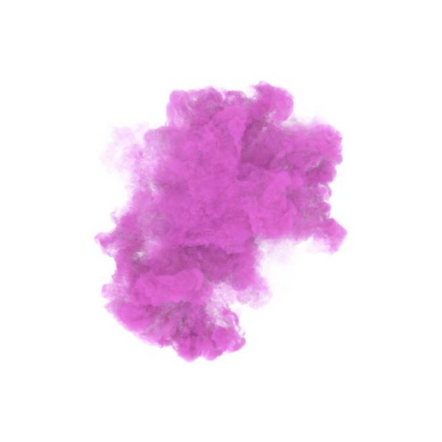 一团紫色烟雾