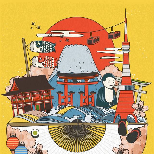 日本旅游文化素材下载