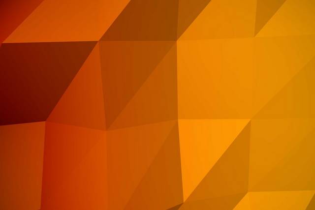 炫彩橙色几何背景