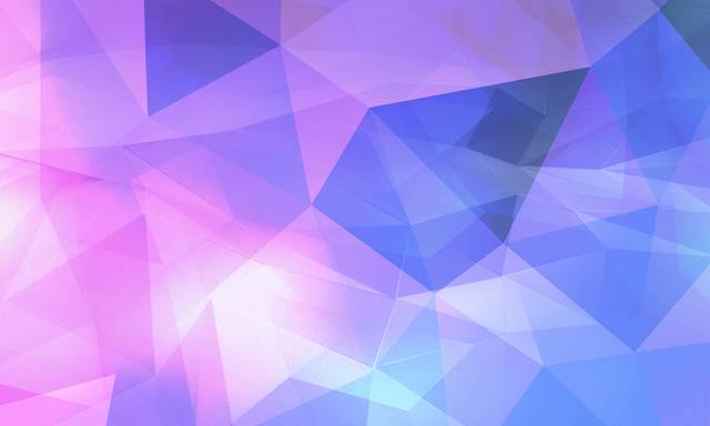 蓝紫色三角形几何背景