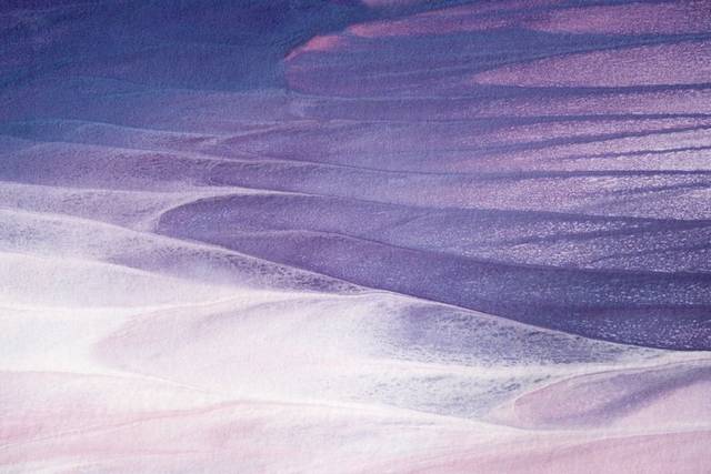 深邃紫色水彩素材背景