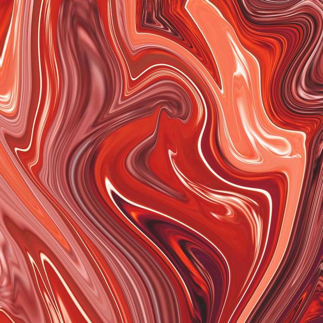 抽象流动金属红背景