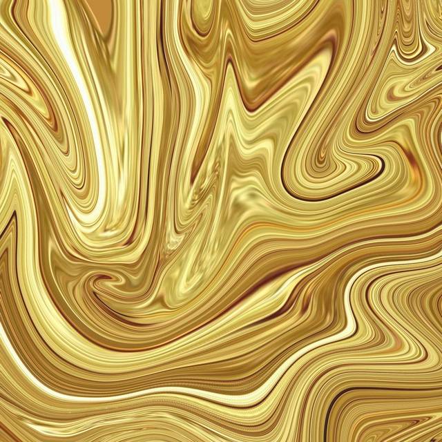 黄金流动金属背景